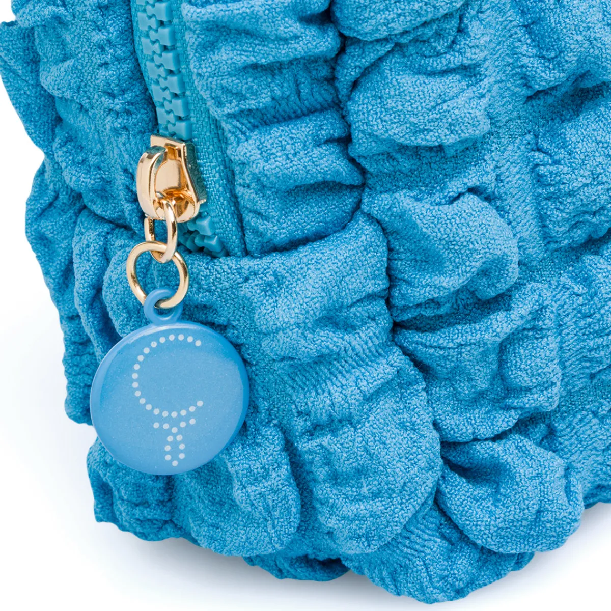 Discount Beauty Case porta oggetti azzurro da Donna con logo Donna Beauty Case E Trousse