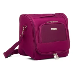 Best Beauty necessaire grande da viaggio viola in tessuto Bagaglio A Mano