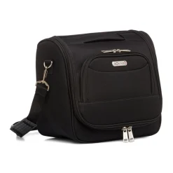 Clearance Beauty necessaire grande da viaggio nero in tessuto Bagaglio A Mano