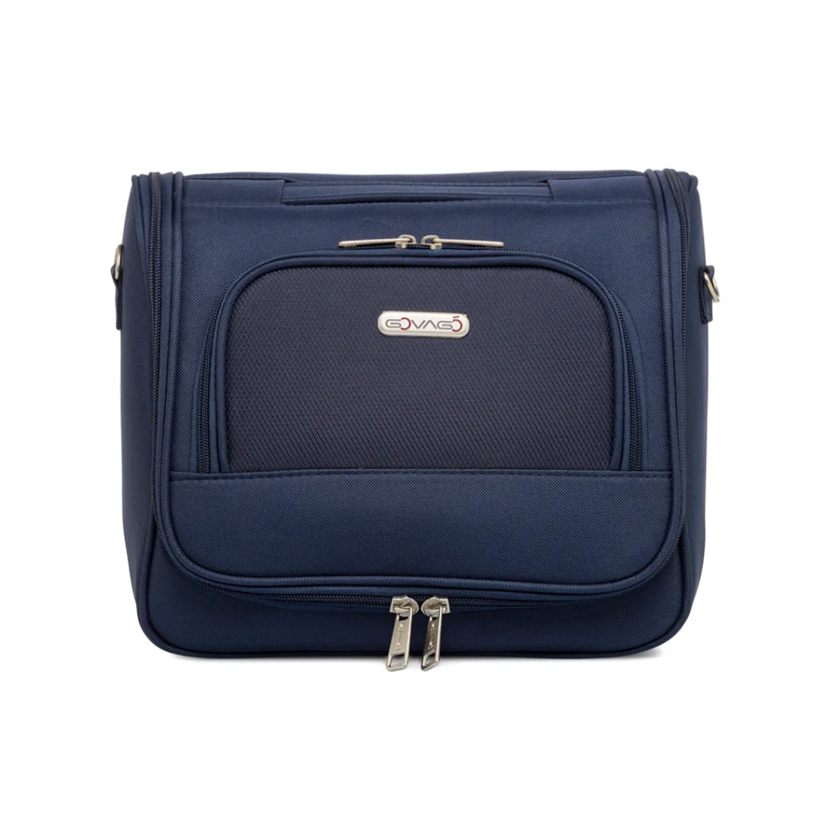 Sale Beauty necessaire grande da viaggio blu in tessuto Bagaglio A Mano