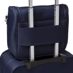 Hot Beauty necessaire piccolo da viaggio blu in tessuto Bagaglio A Mano