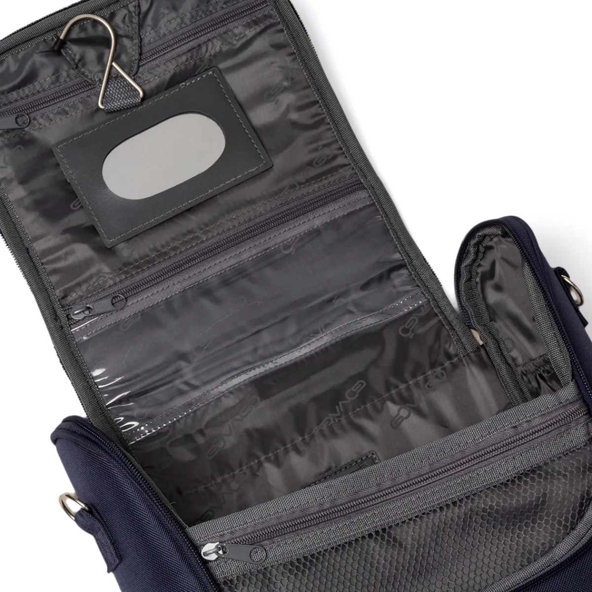 Hot Beauty necessaire piccolo da viaggio blu in tessuto Bagaglio A Mano