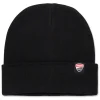 Outlet Berretto nero da uomo con logo Corse Uomo Cappellini|Abbigliamento Ducati