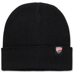 Outlet Berretto nero da uomo con logo Corse Uomo Cappellini|Abbigliamento Ducati