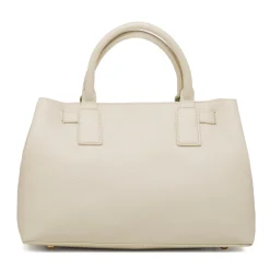 Clearance Borsa a mano bianco off-white da Donna con dettaglio lucchetto Donna Borse A Spalla