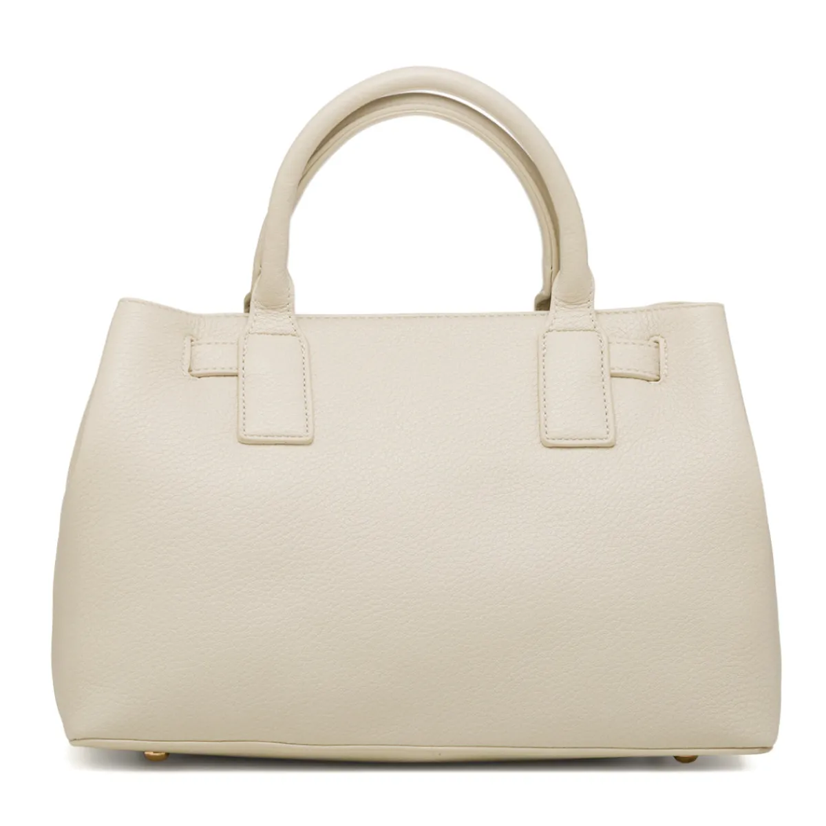 Clearance Borsa a mano bianco off-white da Donna con dettaglio lucchetto Donna Borse A Spalla