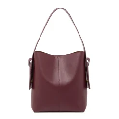 Online Borsa a mano Bordeaux da Donna con logo Donna Borse A Mano