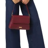 Best Borsa a mano Bordeaux da Donna con logo Donna Borse A Mano