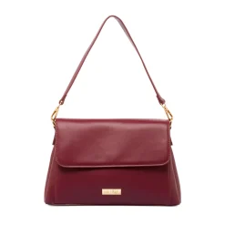 Best Borsa a mano Bordeaux da Donna con logo Donna Borse A Mano