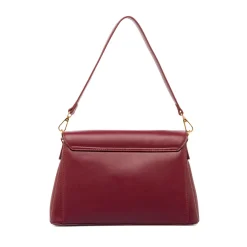 Best Borsa a mano Bordeaux da Donna con logo Donna Borse A Mano