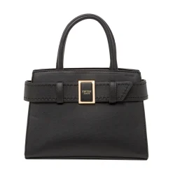 Hot Borsa a Mano da Donna Nera con Fibbia Elegante Donna Borse A Mano