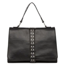 New Borsa a Mano da Donna Nera con Borchie Donna Borse A Mano