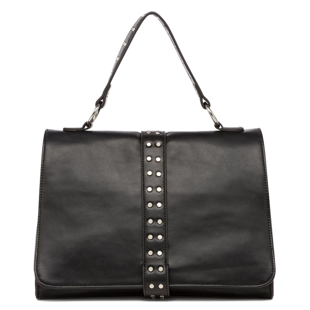 New Borsa a Mano da Donna Nera con Borchie Donna Borse A Mano