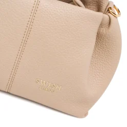 New Borsa a Mano da Donna Taupe con Tracolla Regolabile Donna Borse A Mano