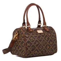 Sale Borsa a mano marrone da Donna con stampa Donna Borse A Mano