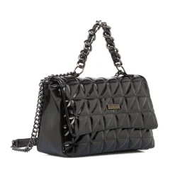 Clearance Borsa a mano nera da Donna con manici a catena Donna Borse A Mano