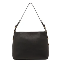 Outlet Borsa a mano nera da Donna con ciondolo Donna Borse A Mano