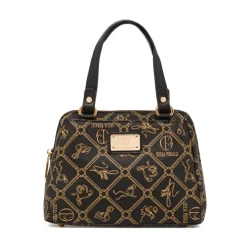 Discount Borsa a mano nera da Donna con stampa Donna Borse A Mano