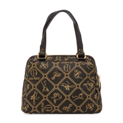 Discount Borsa a mano nera da Donna con stampa Donna Borse A Mano
