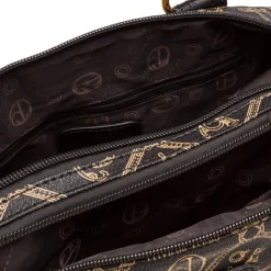 Hot Borsa a mano nera da Donna con stampa Donna Borse A Mano