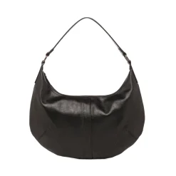 Outlet Borsa a mezzaluna nera da Donna Donna Borse A Spalla