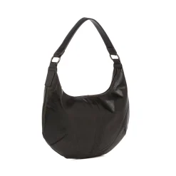 Outlet Borsa a mezzaluna nera da Donna Donna Borse A Spalla