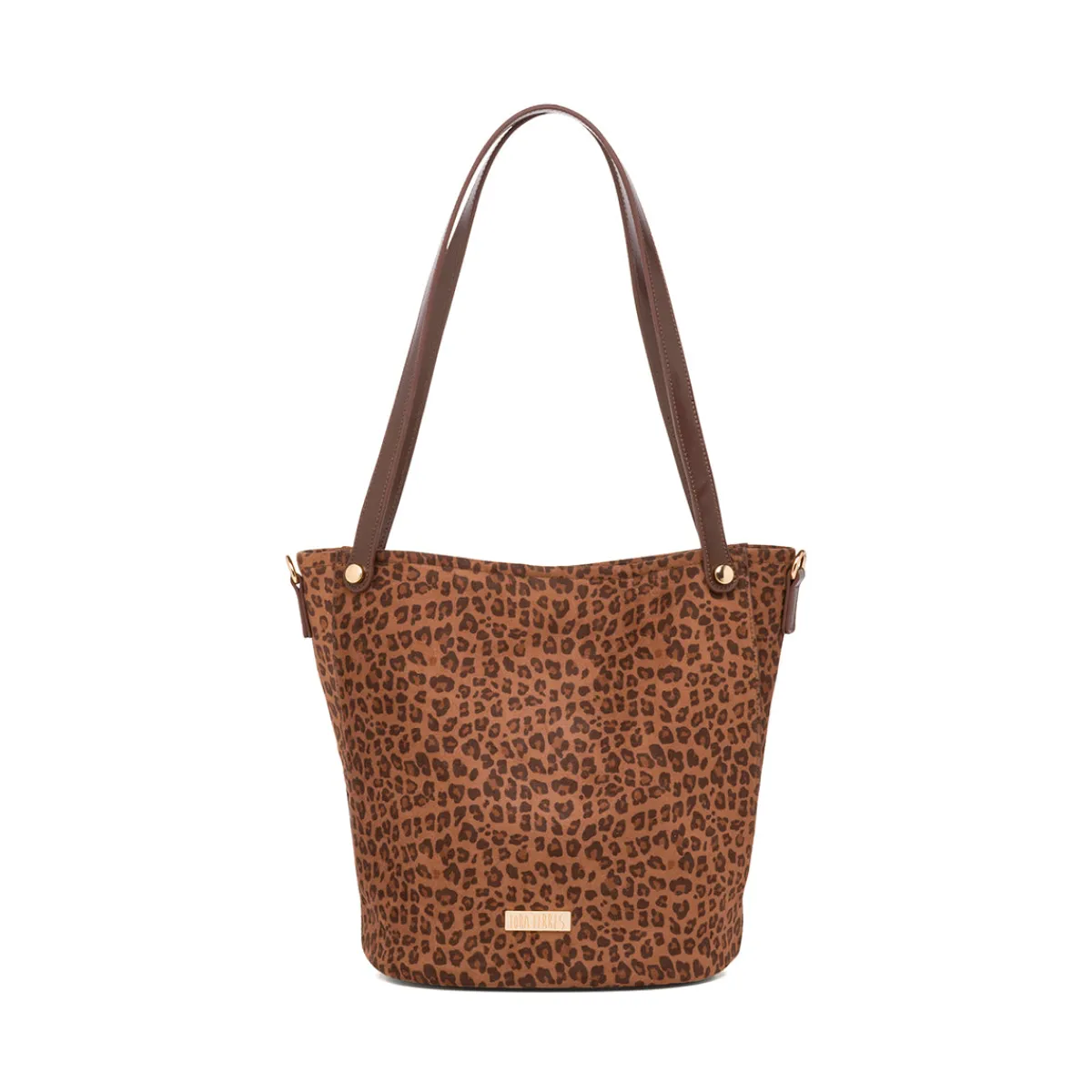 Discount Borsa a secchiello con stampa animalier marrone da Donna Donna Borse A Spalla
