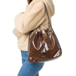 Discount Borsa a secchiello marrone da Donna Donna Borse A Spalla