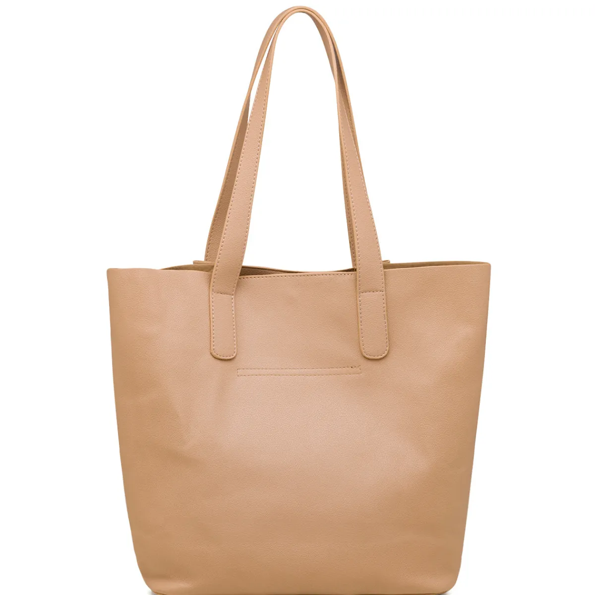 New Borsa a spalla beige da Donna con dettagli traforati Donna Borse A Spalla