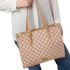 Sale Borsa a spalla beige da Donna con dettaglio logo metallizzato Donna Borse A Spalla
