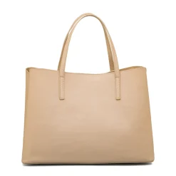 Hot Borsa a spalla beige da Donna con inserti e logo dorati Donna Borse A Spalla