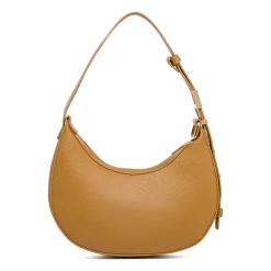Sale Borsa a spalla Beige da Donna con logo in metallo Donna Borse A Spalla