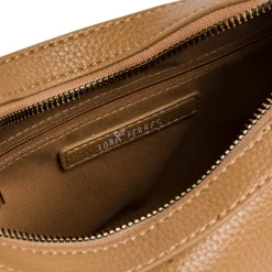 Sale Borsa a spalla Beige da Donna con logo in metallo Donna Borse A Spalla