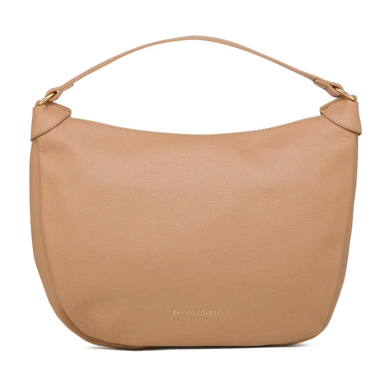 Online Borsa a spalla beige da Donna con logo Donna Borse A Spalla