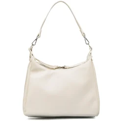 Discount Borsa a spalla bianca da Donna con dettaglio traforato Donna Borse A Spalla