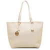 Hot Borsa a spalla bianca off-white da Donna con logo pendente dorato Donna Borse A Spalla
