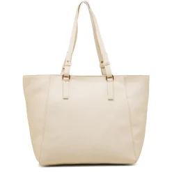 Hot Borsa a spalla bianca off-white da Donna con logo pendente dorato Donna Borse A Spalla