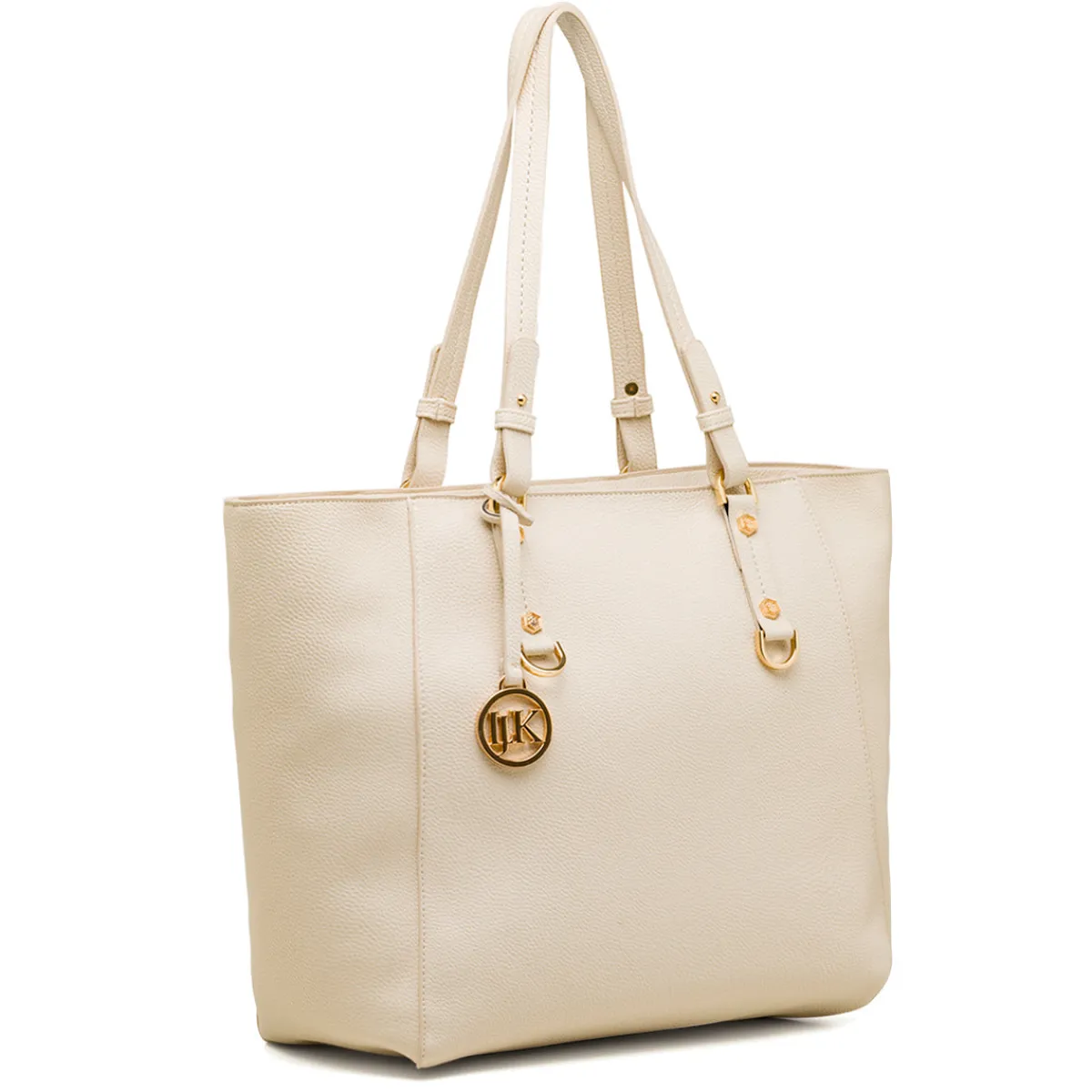 Hot Borsa a spalla bianca off-white da Donna con logo pendente dorato Donna Borse A Spalla
