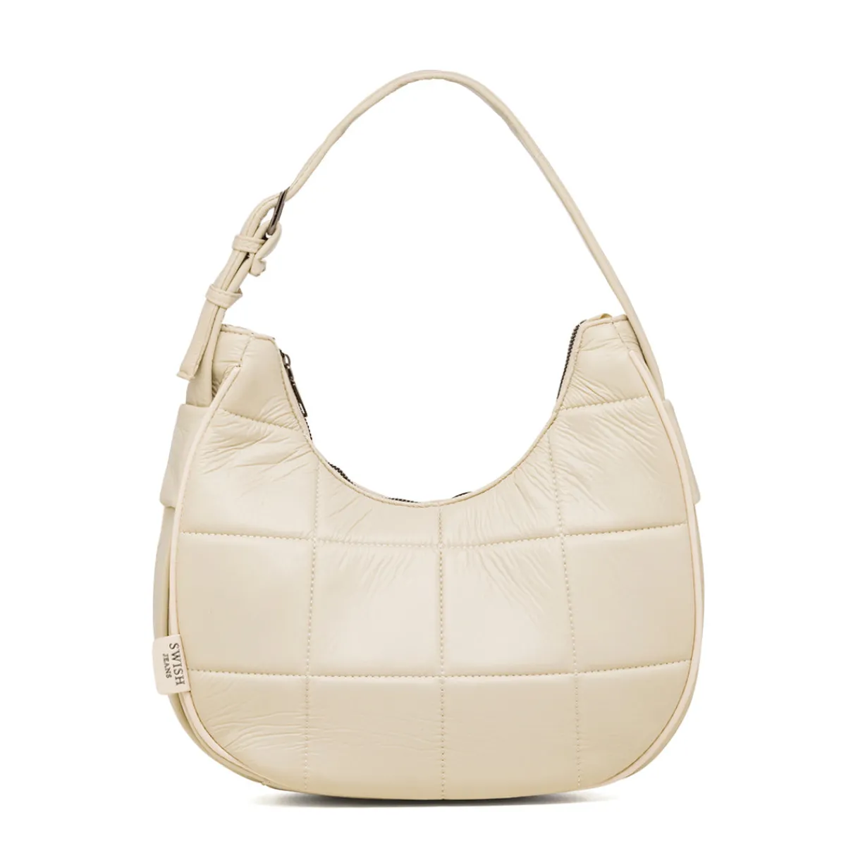 New Borsa a spalla bianco off-white da donna effetto trapuntato Donna Borse A Spalla