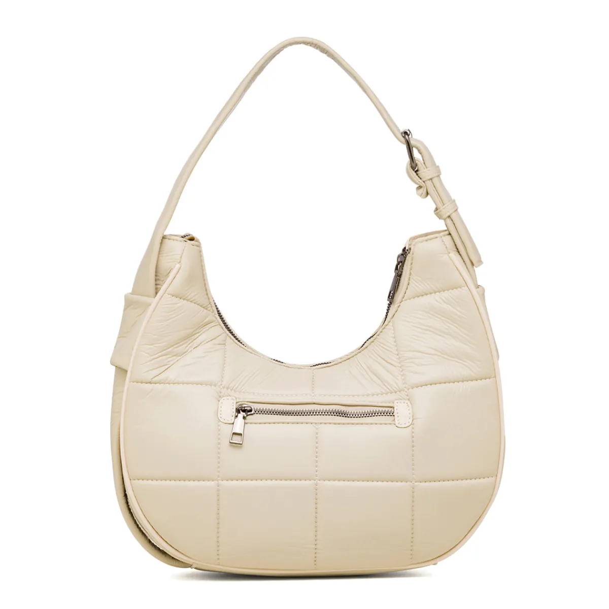 New Borsa a spalla bianco off-white da donna effetto trapuntato Donna Borse A Spalla