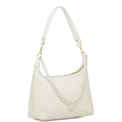 New Borsa a spalla bianco off-white da Donna con catena Donna Borse A Spalla