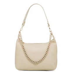 Best Borsa a spalla bianco off-white da Donna con catena e logo Donna Borse A Spalla