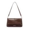 Online Borsa a Spalla da Donna Marrone Dettagli Metal Donna Borse A Mano