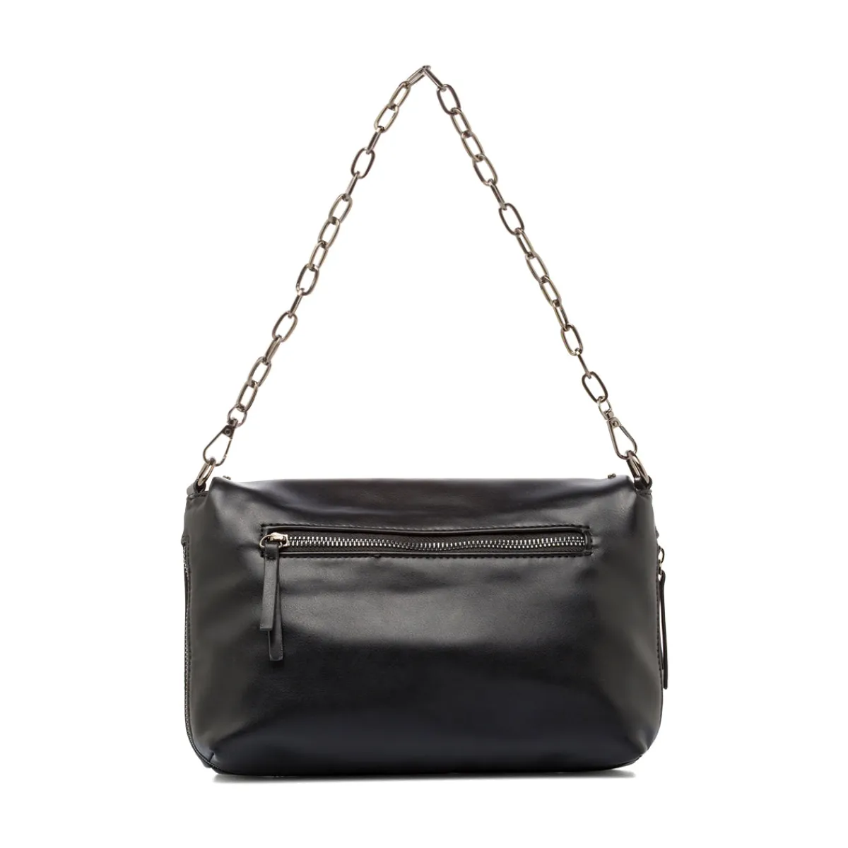 Online Borsa a Spalla da Donna Nera con Borchie e Catena Donna Borse A Tracolla Donna