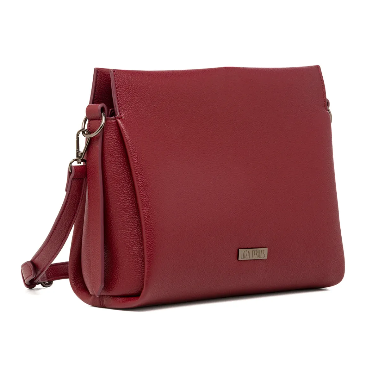 New Borsa a Spalla da Donna Rossa con Tracolla Regolabile Donna Borse A Spalla