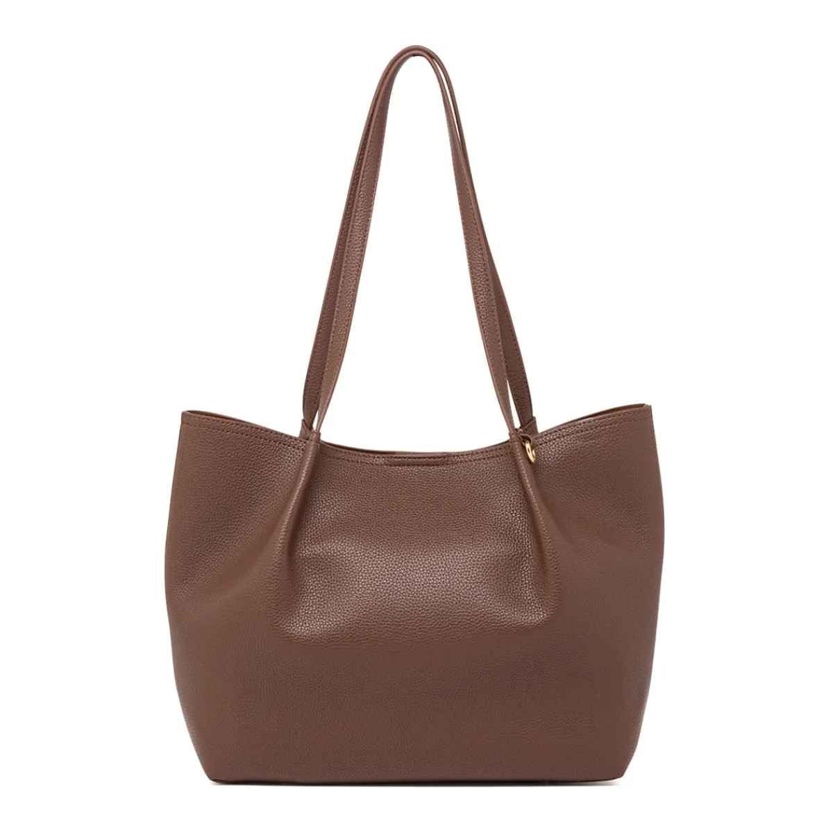 Clearance Borsa a spalla marrone da Donna con dettagli arricciati Donna Borse A Spalla