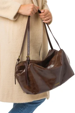 Hot Borsa a spalla marrone da Donna Donna Borse A Spalla
