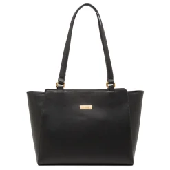 Discount Borsa a spalla nera da Donna con portamonete Donna Borse A Spalla