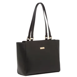 Discount Borsa a spalla nera da Donna con portamonete Donna Borse A Spalla