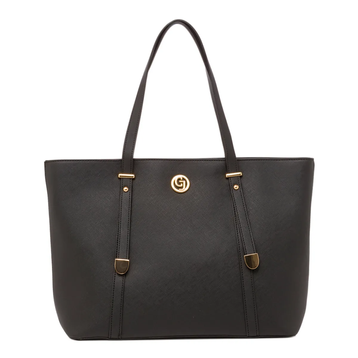 Best Borsa a spalla nera da Donna con logo Donna Borse A Spalla